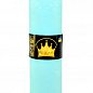 Свічка "Рустик" циліндр (діаметр 5,5 см х 40 годин) блакитна
