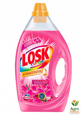 Losk гель для прання Color Ароматерапія Ефірні олії та Малайзійська Квітка 2 л