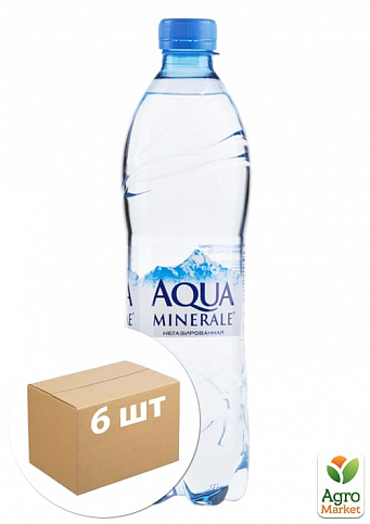 Вода негазована ТМ "Aqua Minerale" 0,5л упаковка 6шт