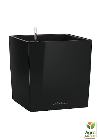 Умный вазон с автополивом Lechuzа Cube Premium 50, черный (16569)