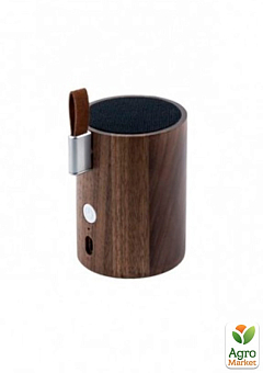Портативный Bluetooth-динамик со встроенным светильником Gingko Drum, дерево орех (G020WT)1