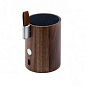 Портативный Bluetooth-динамик со встроенным светильником Gingko Drum, дерево орех (G020WT)