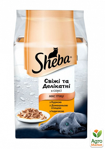Корм для кошек Sheba Мясной микс 6х50 г