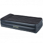 Надувне ліжко з вбудованим електронасосом односпальне, чорне ТМ "Intex" (64122) цена