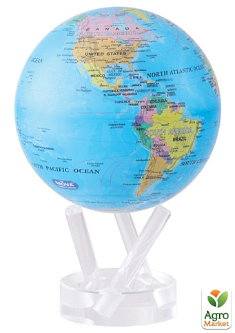 Гиро-глобус Solar Globe Mova Политическая карта 11,4 см (MG-45-BOE)