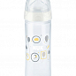 Бутылка NewClass 250 мл пластик / соска силиконовая 6-18 месяцев NUK нейтральная