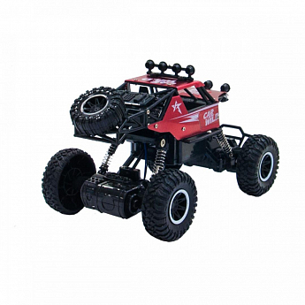 Автомобиль OFF-ROAD CRAWLER на р/у – CAR VS WILD (красный, аккум. 3,6V, метал. корпус, 1:20) - фото 2