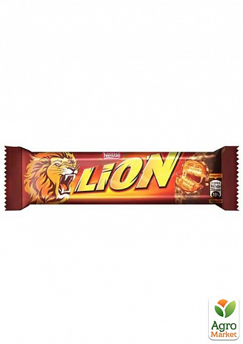 Батончик шоколадний Lion ТМ "Nestle" (карамель з пластівцями) 40г