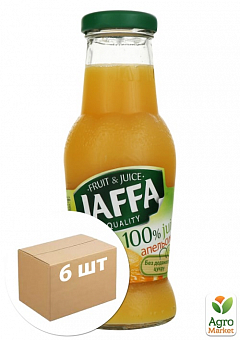 Апельсиновий сік ТМ "Jaffa" с/б 0,25л упаковка 6 шт2