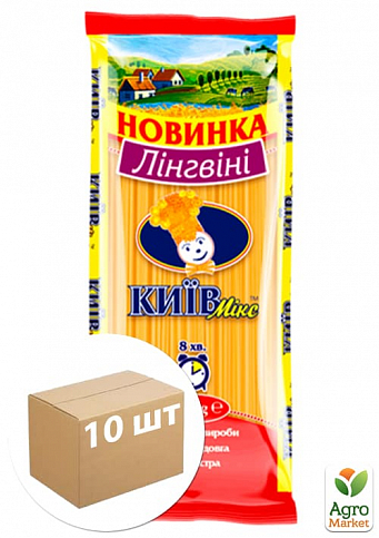 Макаронные изделия "Киев-микс" лингвини 1 кг уп.10 шт