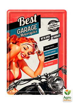 Листівка "Best Garage Red" Nostalgic Art (10229)1