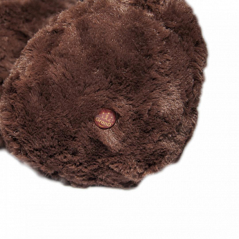 Мягкая игрушка - МЕДВЕДЬ (коричневый, с бантом, 25 см) - фото 4