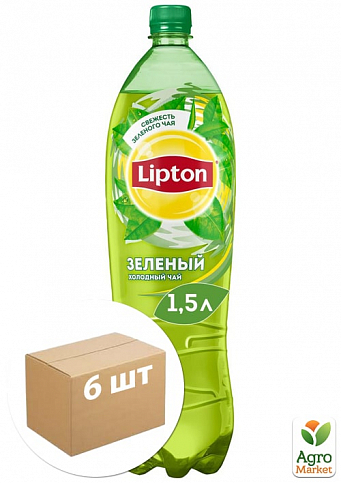 Зелений чай ТМ "Lipton" 1,5л упаковка 6шт