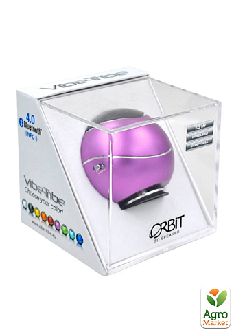Виброколонка Vibe-Tribe Orbit speaker 15 Вт, пурпурная (32663) - фото 2