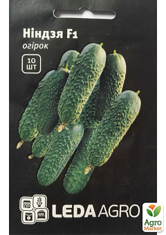 Огірок "Ніндзя F1" ТМ "Leda Agro" 10шт1