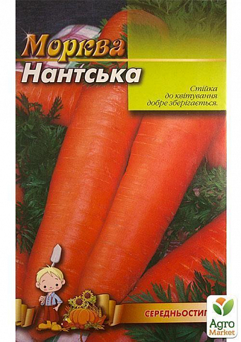 Морковь "Нантская" (Большой пакет) ТМ "Весна" 7г - фото 2