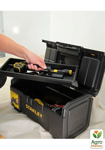 Скринька Basic Toolbox, розміри 394x220x162 мм STANLEY 1-79-216 (1-79-216) - фото 3