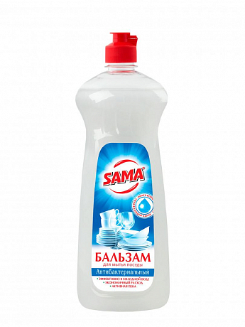 Засіб для миття посуду Антибактеріальний ТМ "SAMA" 1000 г