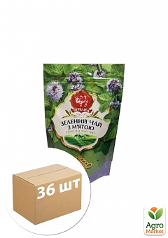 Чай Зелений (м'ята) ТМ "Верблюд" 80г упаковка 36шт1