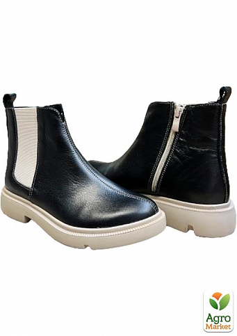 Жіночі черевики зимові Amir DSO2155 38 24см Чорний/Біж - фото 2