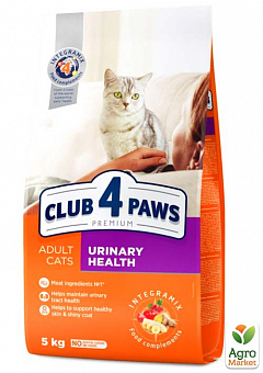 Сухой корм Клуб 4 Лапы Премиум для взрослых кошек с поддержкой здоровья мочеиспускательной системы 5 кг (3060280)2