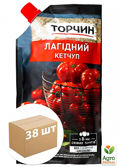 Кетчуп мягкий ТМ "Торчин" 270г упаковка 38шт1