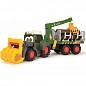 Трактор лісника АВС «Фендт» з краном, зі звуковим і світловим ефектами, 65 см, 12 міс. Dickie Toys цена