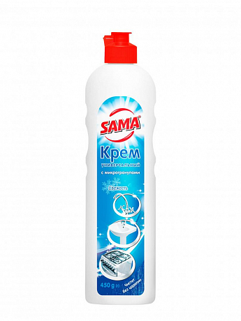 Крем универсальный для чистки ТМ "SAMA"450 г (свежесть)