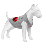 Майка для собак WAUDOG Clothes рисунок "Калина", сетка, XS, B 26-29 см, C 16-19 см серый (300-0228-11) купить