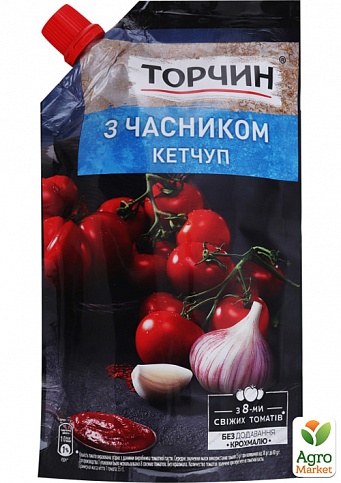Кетчуп с чесноком ТМ "Торчин" 270г упаковка 38шт - фото 2