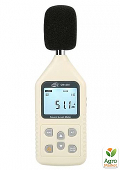 Измеритель уровня шума (шумомер), фильтр А/С  BENETECH GM13581