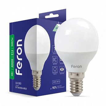 Светодиодная лампа Feron LB-380 4W E14 4000K (25640)