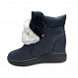 Жіночі зимові черевики DSOHJ8553-2 37 23.5см Сині