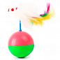 Игрушки Игрушка Мяч резиновый с мышкой 5,5 см 3333 (7065640)