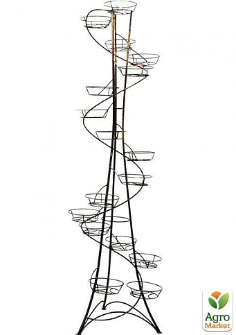 Підставка "Вежа-спіраль" на 17 вазонів, висота 170см