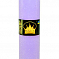 Свічка "Рустик" циліндр (діаметр 5,5 см х 40 годин) фіолетова