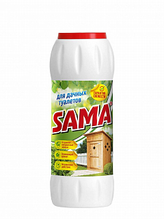 Средство для уничтожения неприятных запахов в дачных туалетах ТМ «SAMA» 500 г2