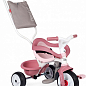 Детский металлический велосипед 3 в 1 "Би Муви. Комфорт", розовый, 68 х 52 х 101 см, 10 мес. Smoby Toys