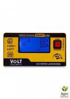 Зарядное устройство Volt Smart 6V/12V 15A A86 (AGM и GEL)1