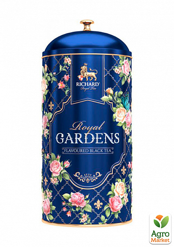 Чай Royal Gardens (залізна банка) ТМ "Richard" 80г упаковка 9шт - фото 2