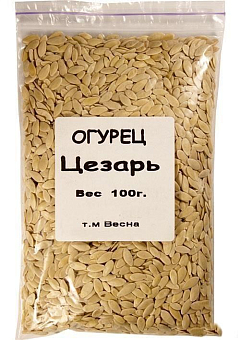Огірок "Цезар" ТМ "Весна" 100г15