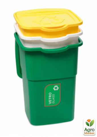 Набор мусорных баков для сортировки мусора ECO 3 (5700) - фото 2