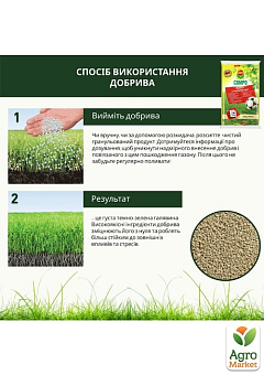 Твердое удобрение длительного действия для газонов COMPO 20кг (5284)6