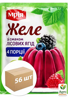Желе (лісові ягоди) ТМ «Мрія» 78г упаковка 56шт2