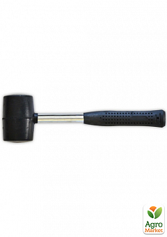 Киянка гумова з металевою ручкою, 900г, 70мм "Technics" 39-0222