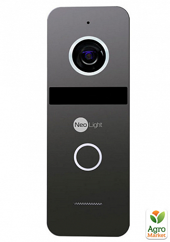 Комплект видеодомофона NeoLight NeoKIT FHD Pro Graphite - фото 3