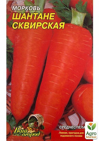 Морква "Шантане Сквирська" (Великий пакет) ТМ "Весна" 7г - фото 2