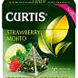 Чай клубничный мохито (пачка) ТМ "Curtis" 20 пакетиков по 1.8г. упаковка 12шт купить