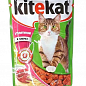 Корм для котів (з телятиною в соусі) ТМ "Kitekat" 100г