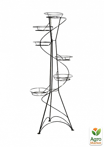 Підставка "Вежа-спіраль" на 6 вазонів, висота 135см